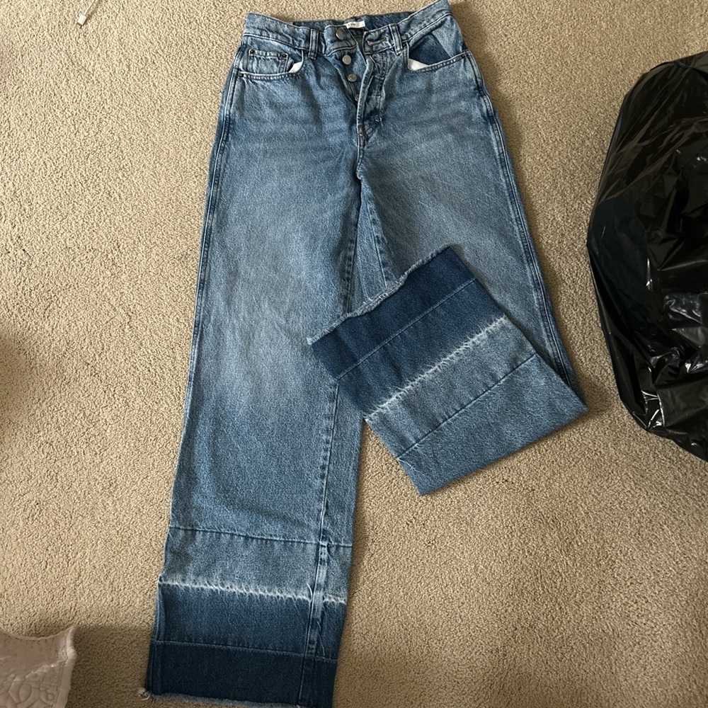 PacSun Two-Tone Blue Relaxed Jeans